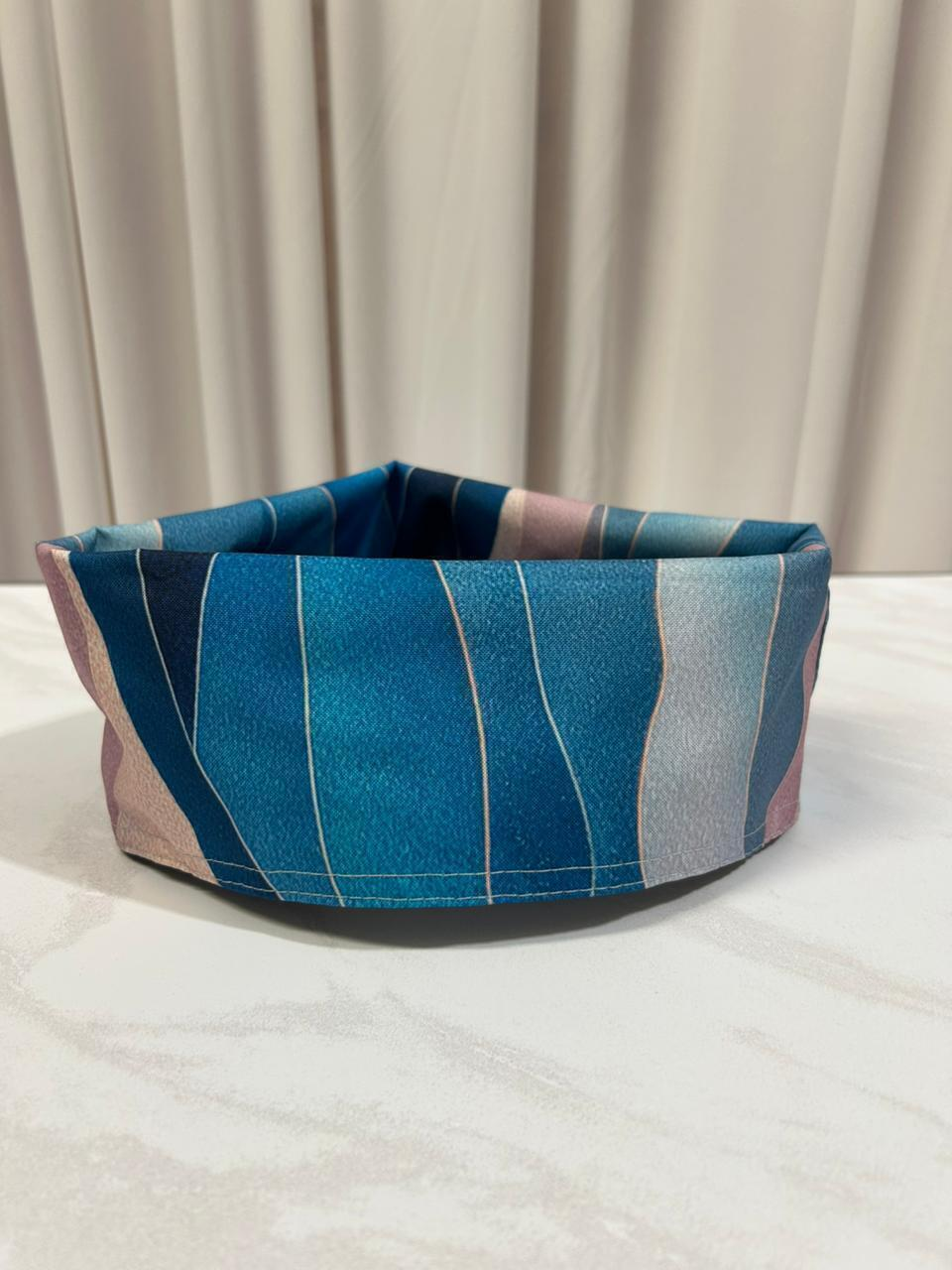 Panier Dupla face Tartaruga Azul