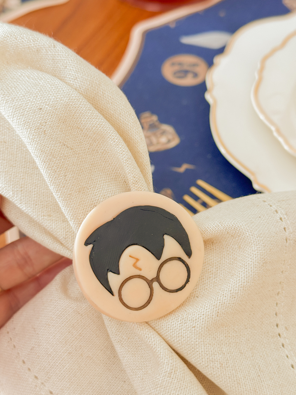 Porta Guardanapo Biscuit Harry Potter Carinha