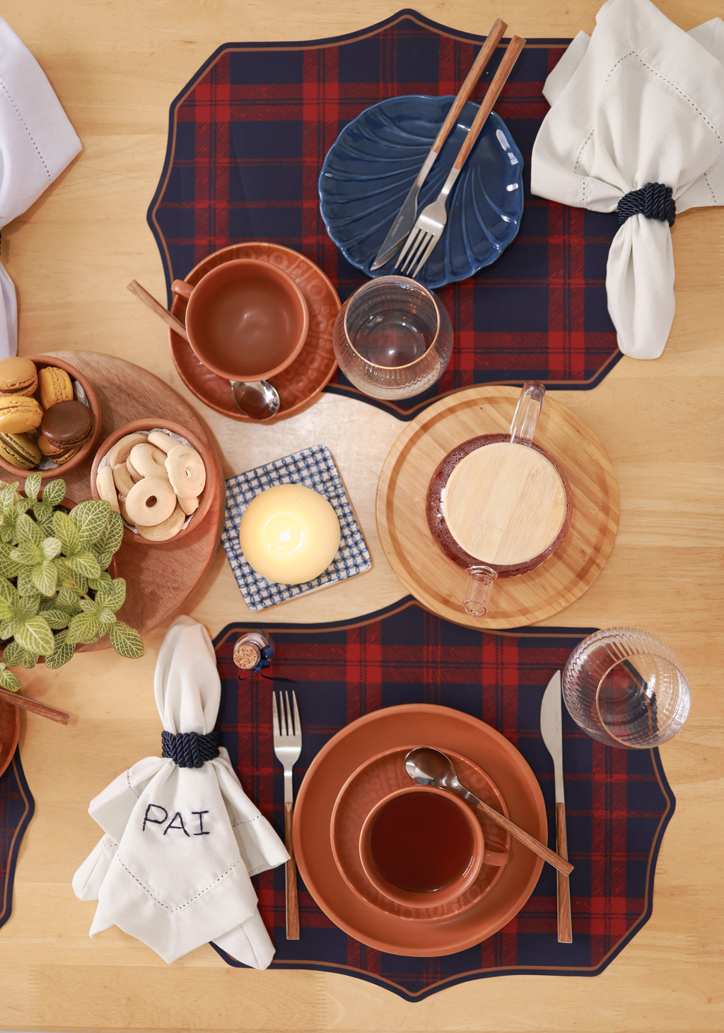 Kit de Mesa Posta Xadrez Irlandes