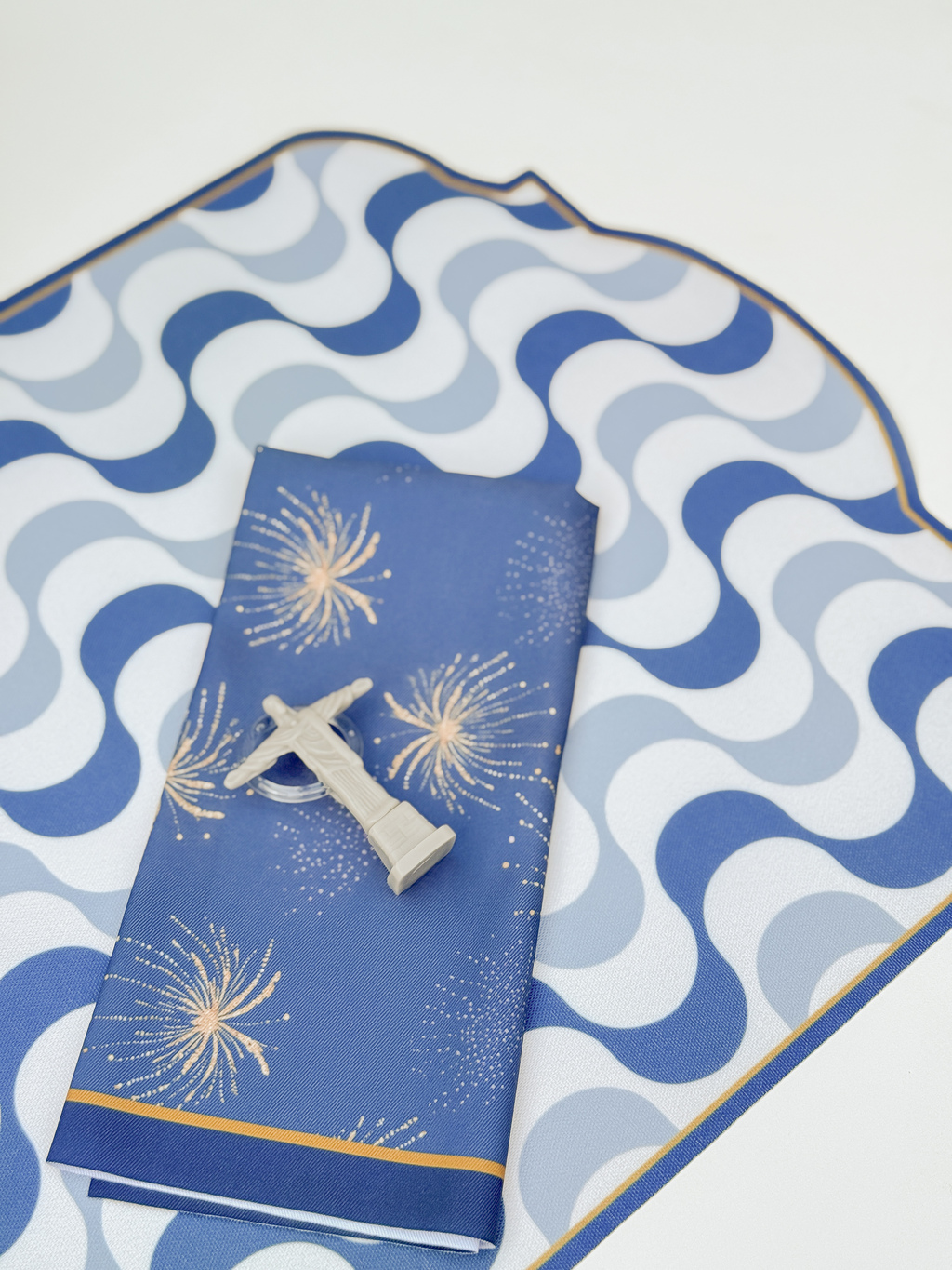 Kit de Mesa Posta Calçadão de Copacabana