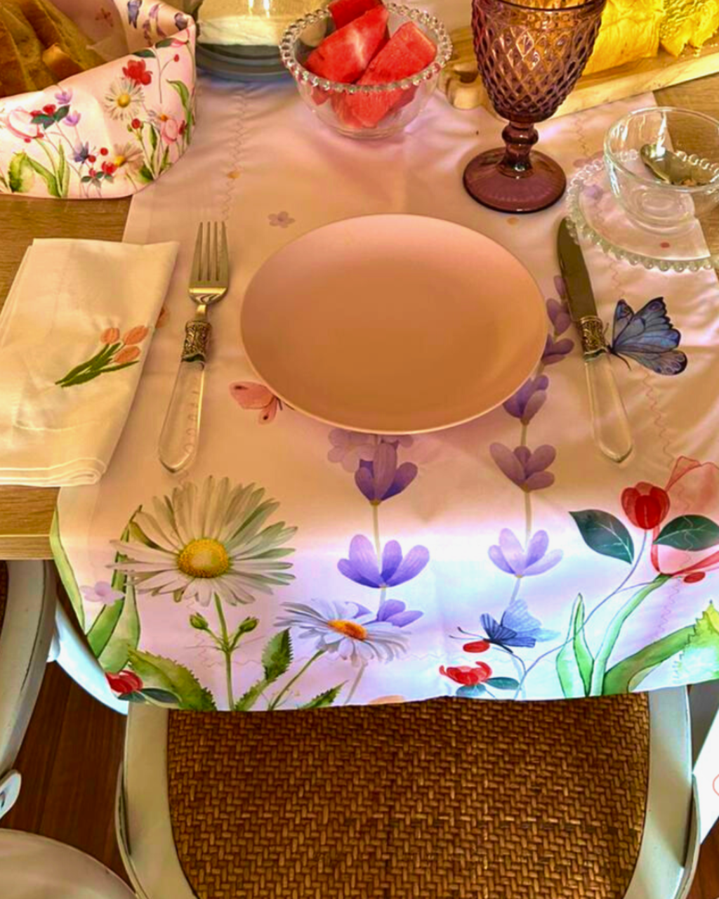 Trilho De Mesa - Coleção Jardim