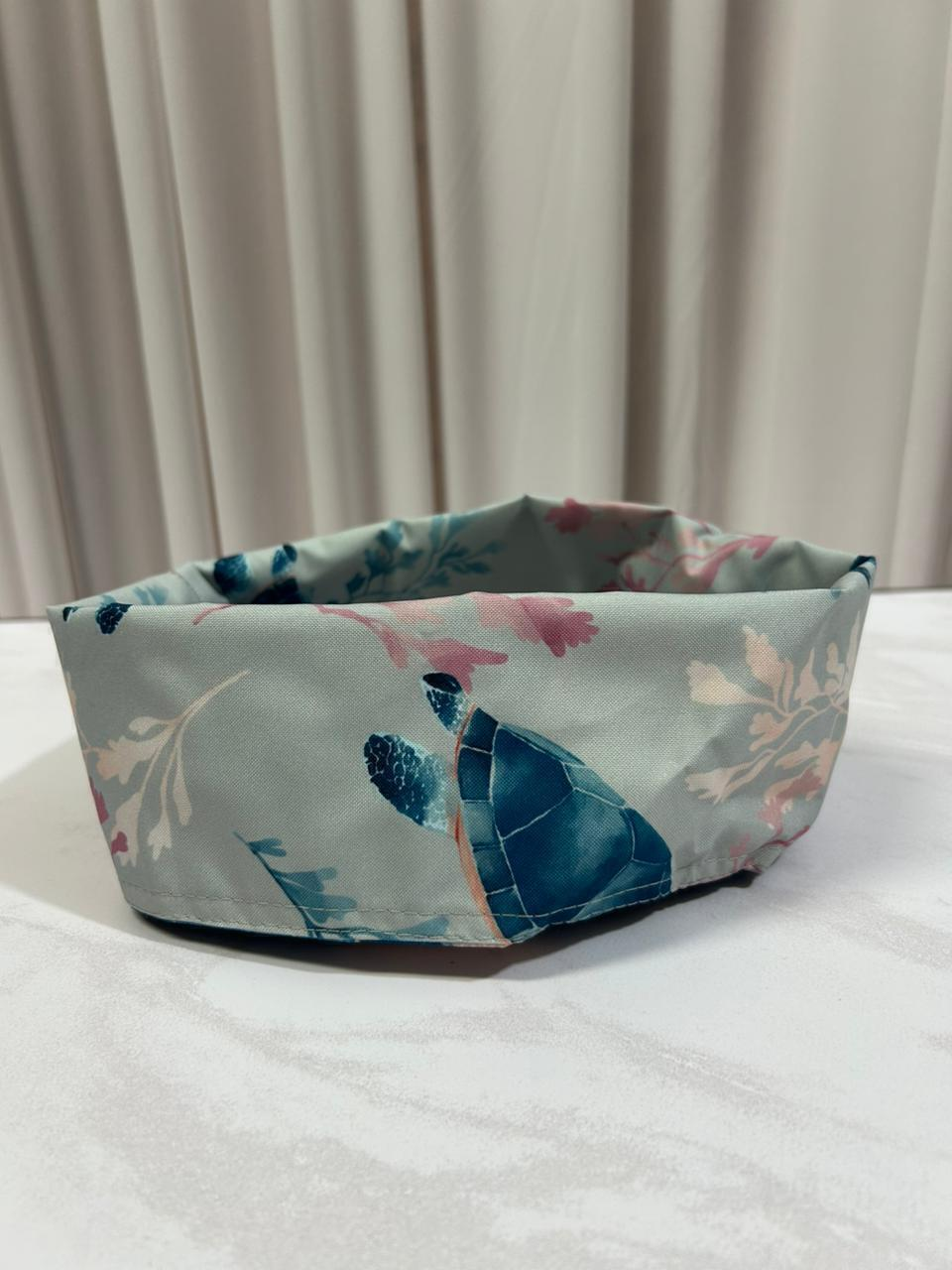 Panier Dupla face Tartaruga Azul