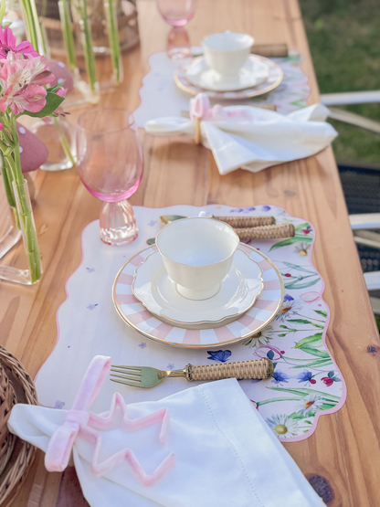 Kit de Mesa Posta Jardim