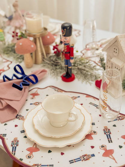 Kit de Mesa Posta Quebra nozes e bailarina