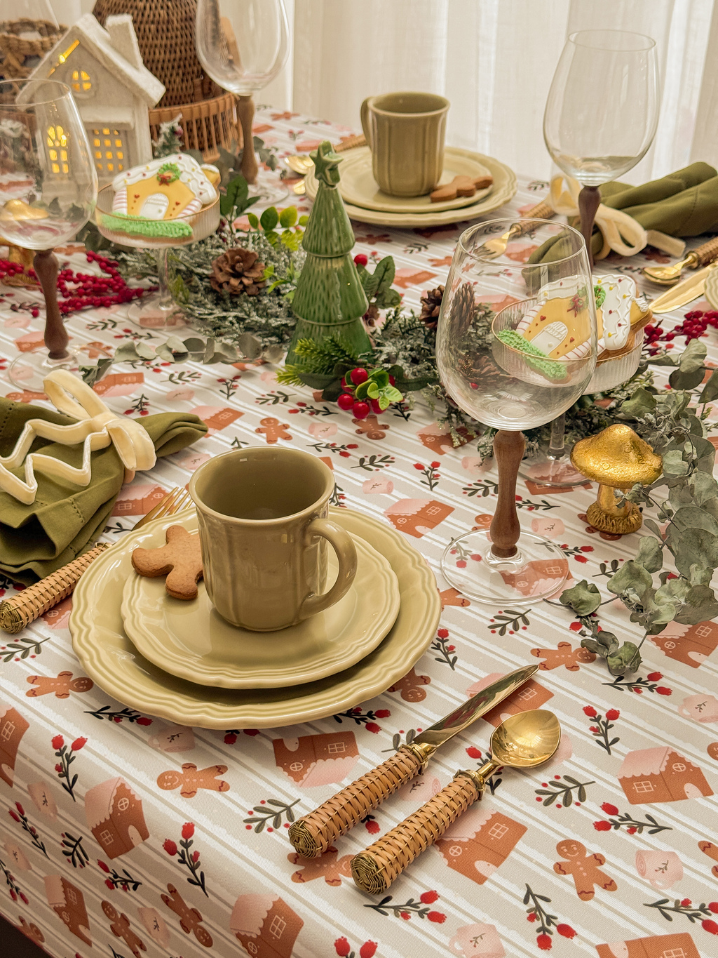 Toalha De Mesa Casinha de Gengibre