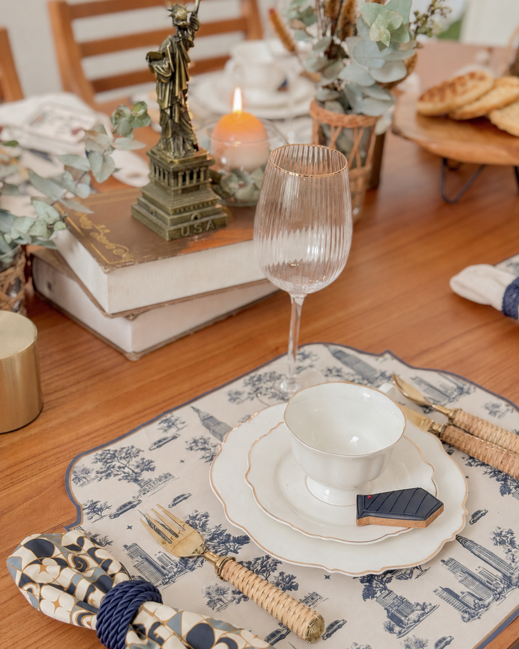 Kit de Mesa Posta Cidade de Nova Iorque