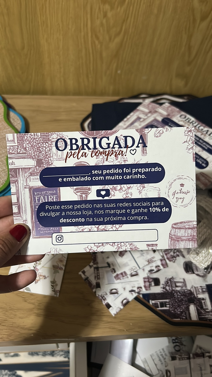 Kit de Mesa Posta Botânica