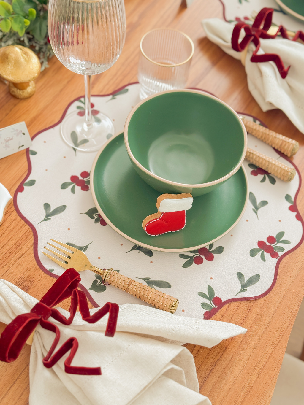 Kit de Mesa Posta Azevinho