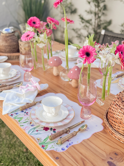 Kit de Mesa Posta Jardim