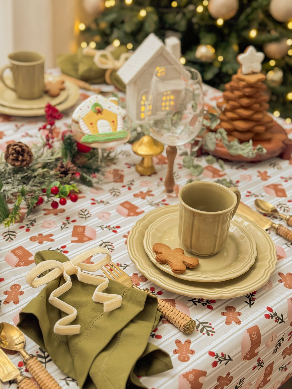 Toalha De Mesa Casinha de Gengibre