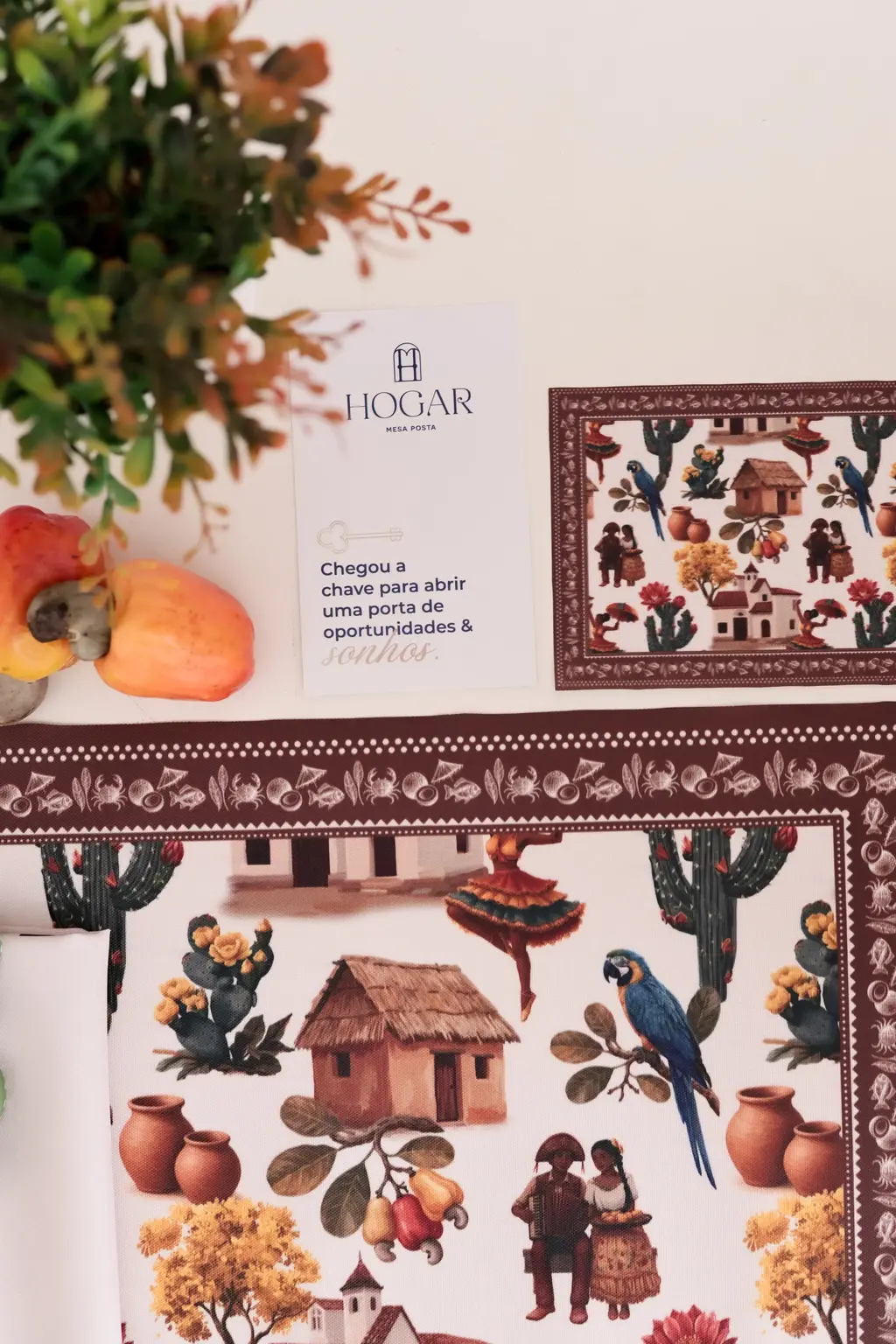 Kit de Mesa Posta Nordeste - PG Caju