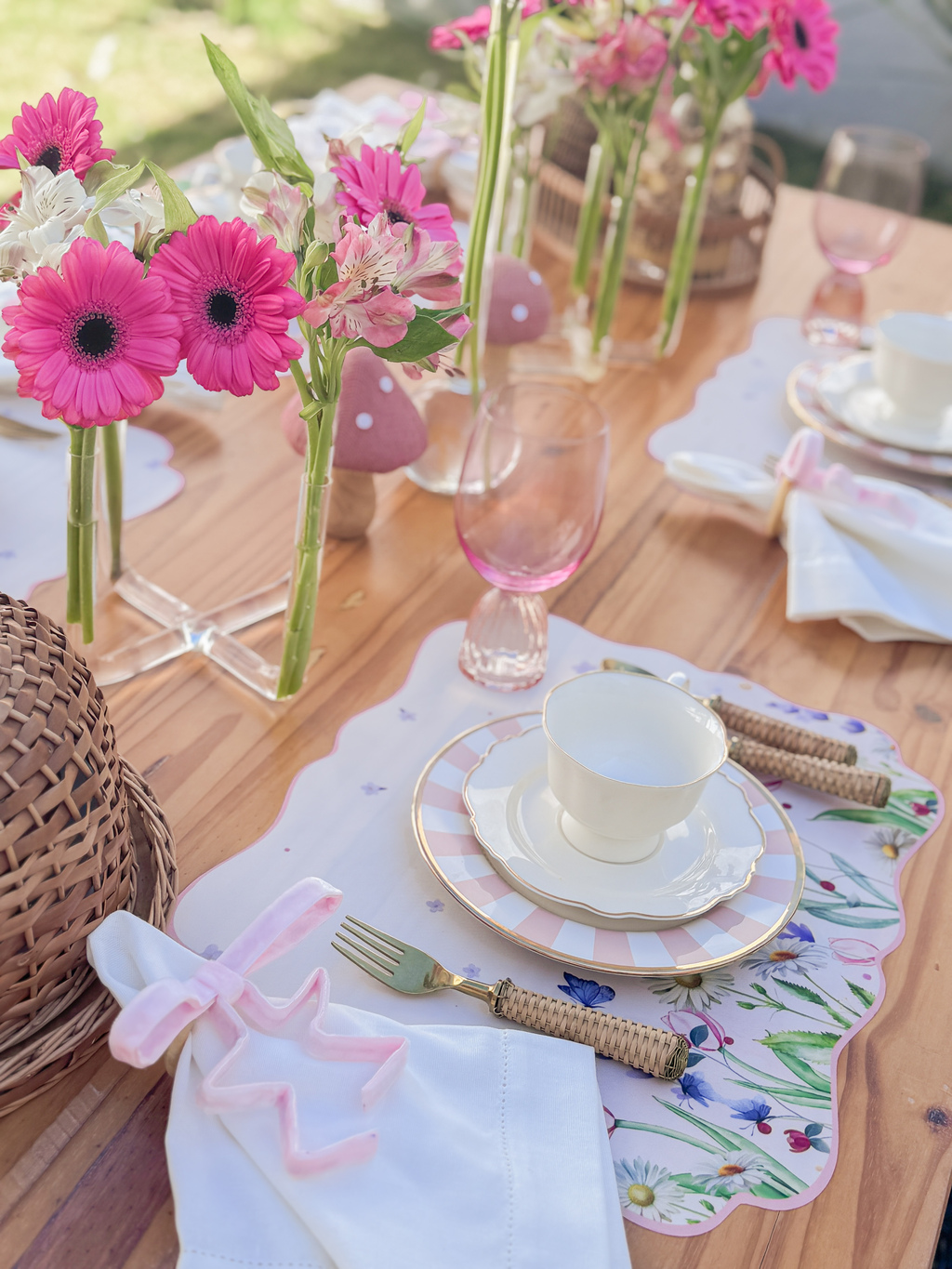 Kit de Mesa Posta Jardim