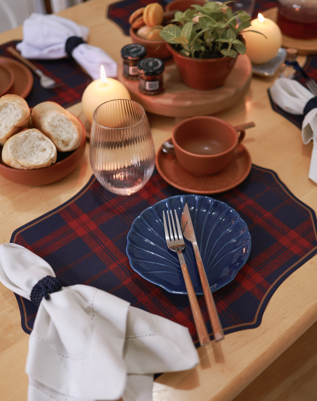Kit de Mesa Posta Xadrez Irlandes
