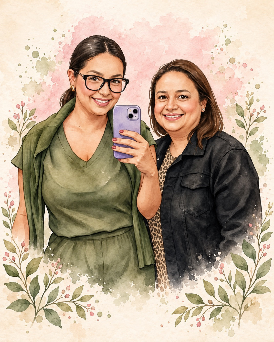 Ilustração de Lô e Gaby, fundadoras da Hogar.