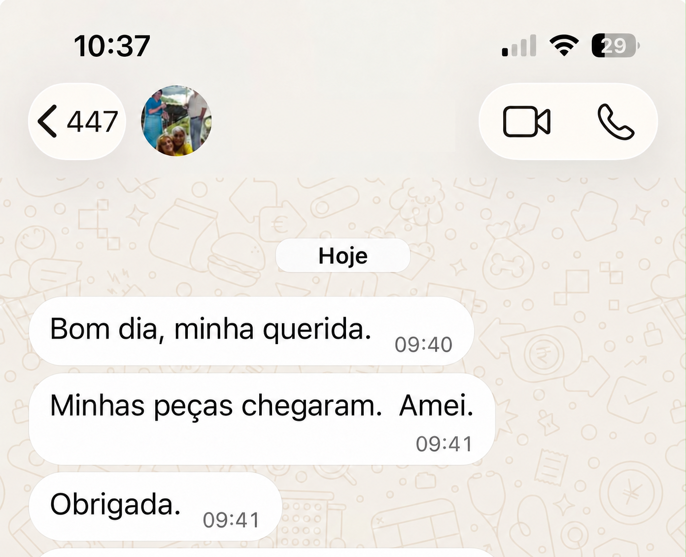 Feedback de cliente Hogar