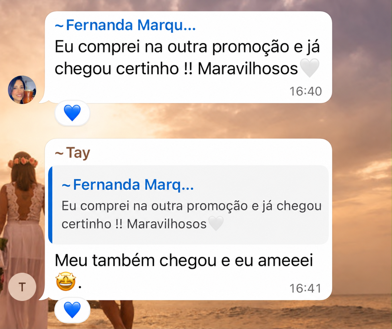 Feedback de fernanda e tay