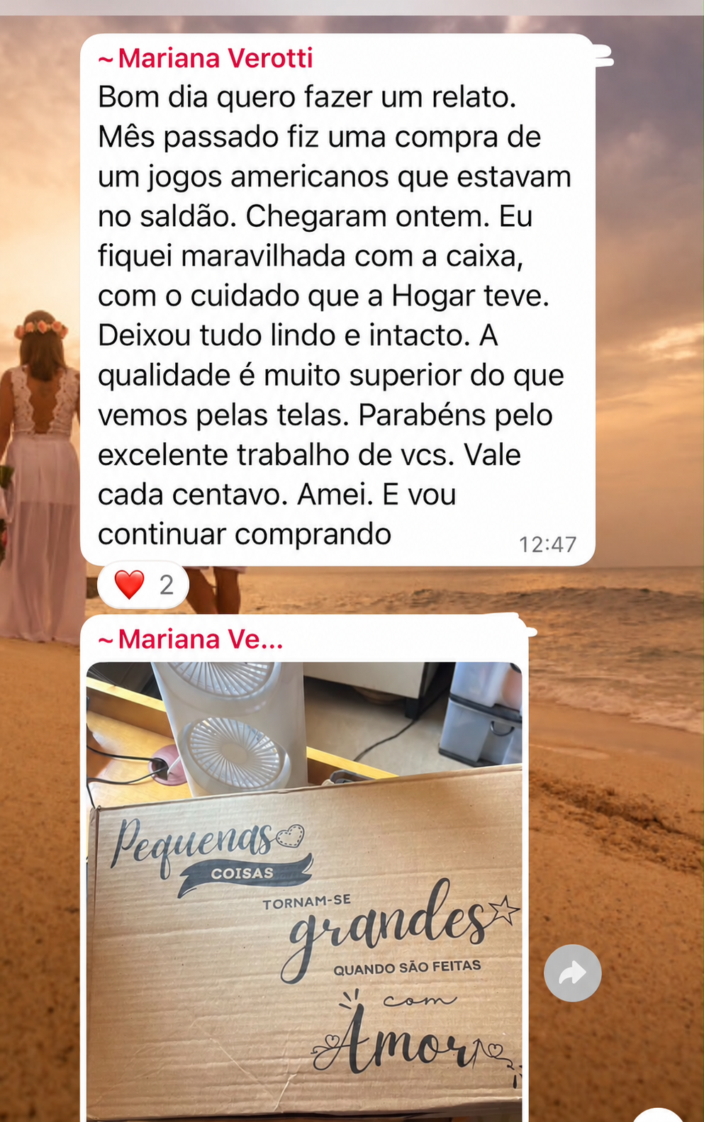 Feedback de mariana